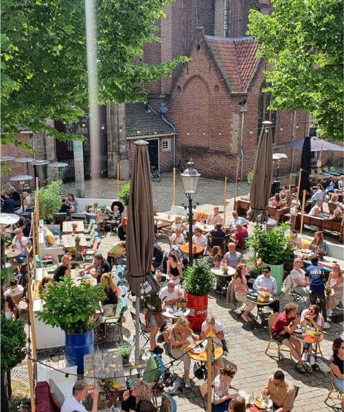 Dikke Dirck Amersfoort met hond