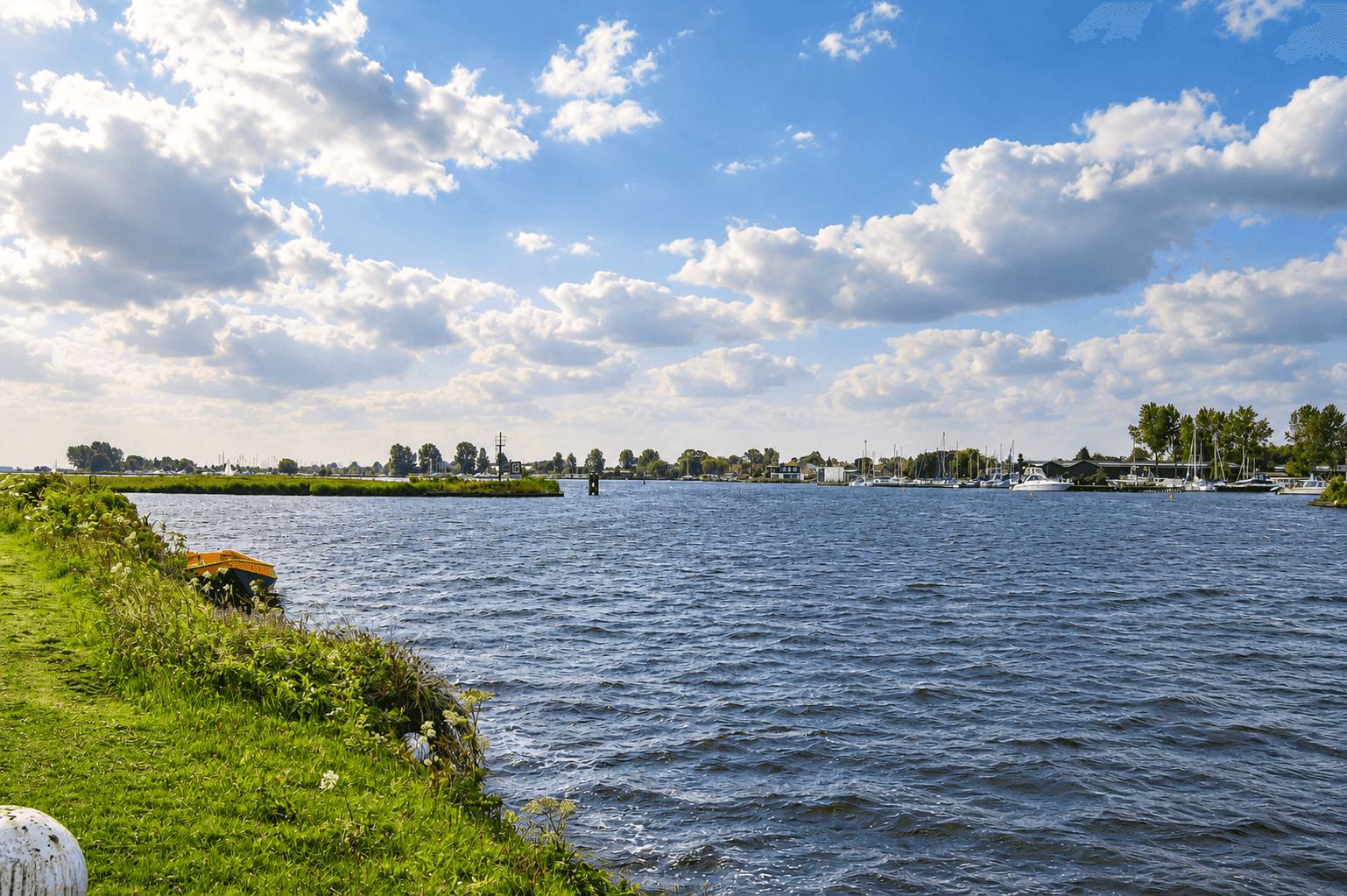 Alkmaarder- en Uitgeestermeer: in het winterhalfjaar los met je hond langs het water