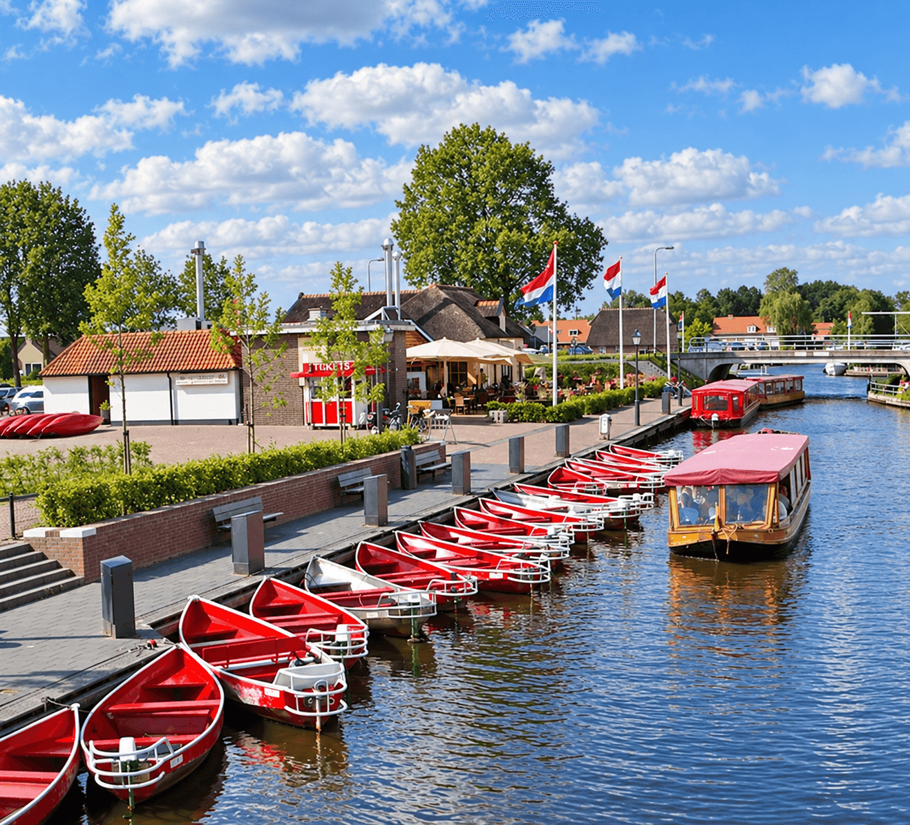 't Zwaantje: fluisterboot huren in Giethoorn met je hond