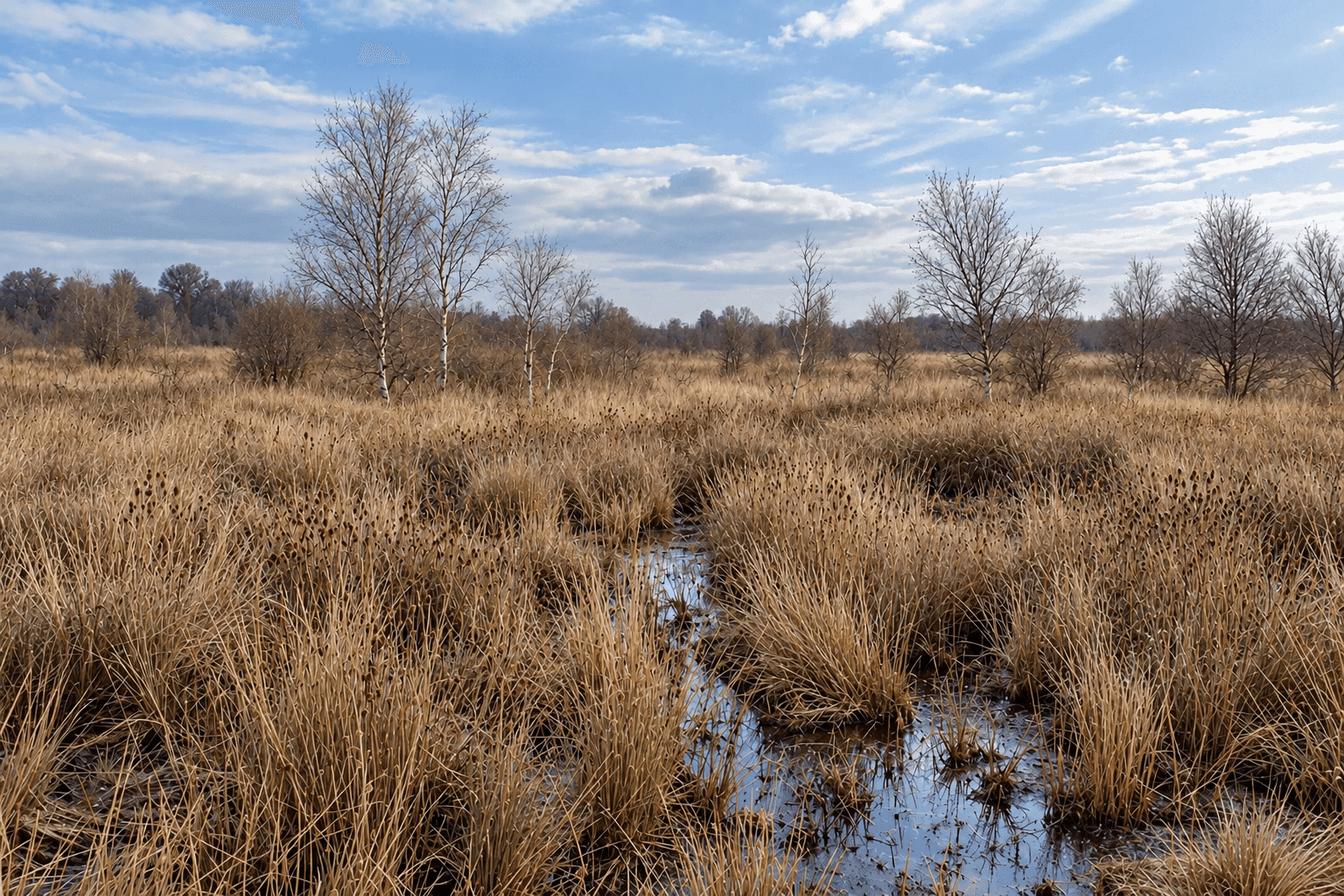 Eindejaarswandeling door De Groote Peel